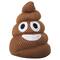 FouFIT Poop Emoji Plush Dog Toy with Squeaker